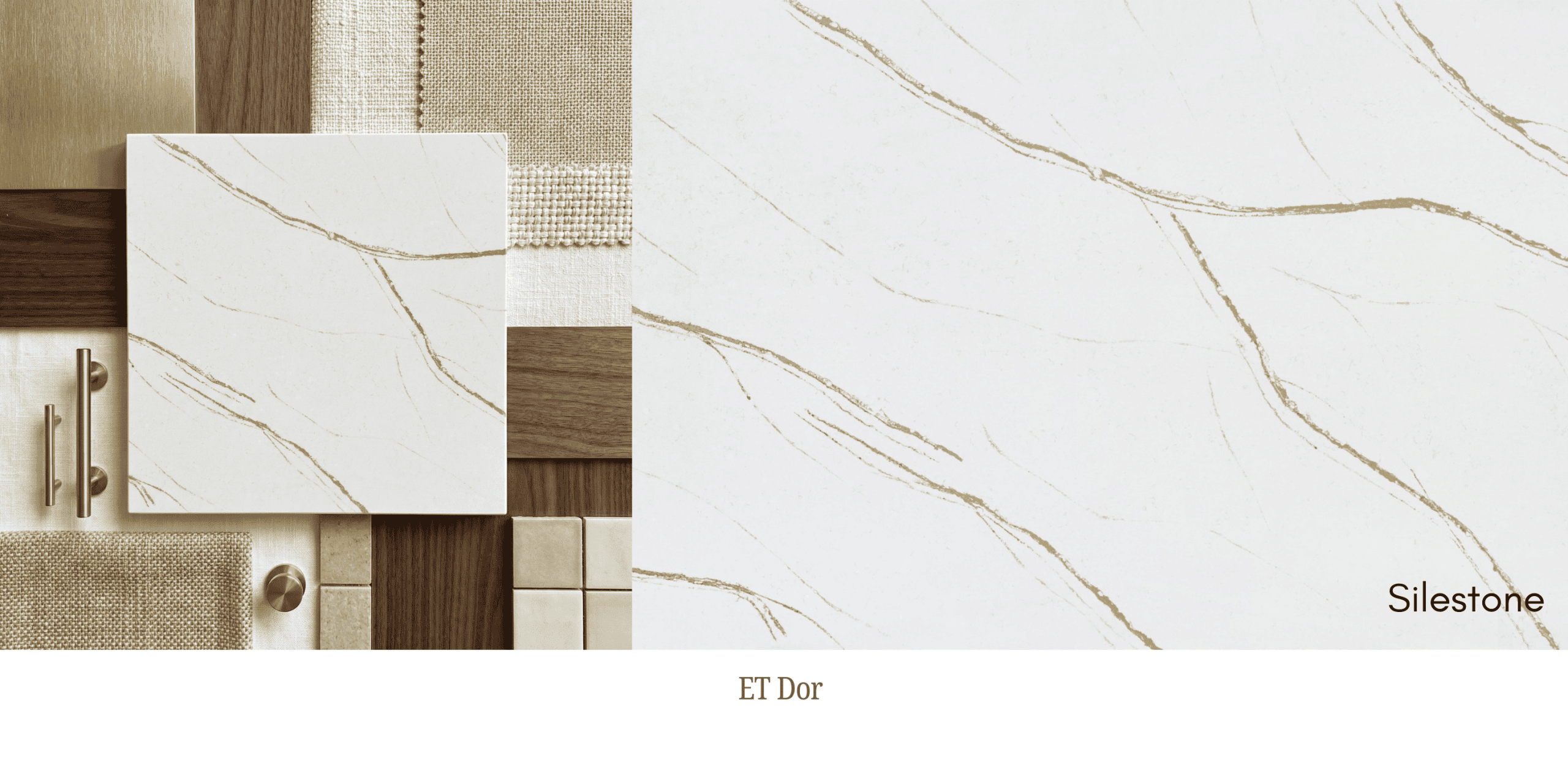 High-end bespoke cabinetry integrated with elegant Silestone ET Dor surfaces. Architectural kitchen solutions for Vancouver clients.