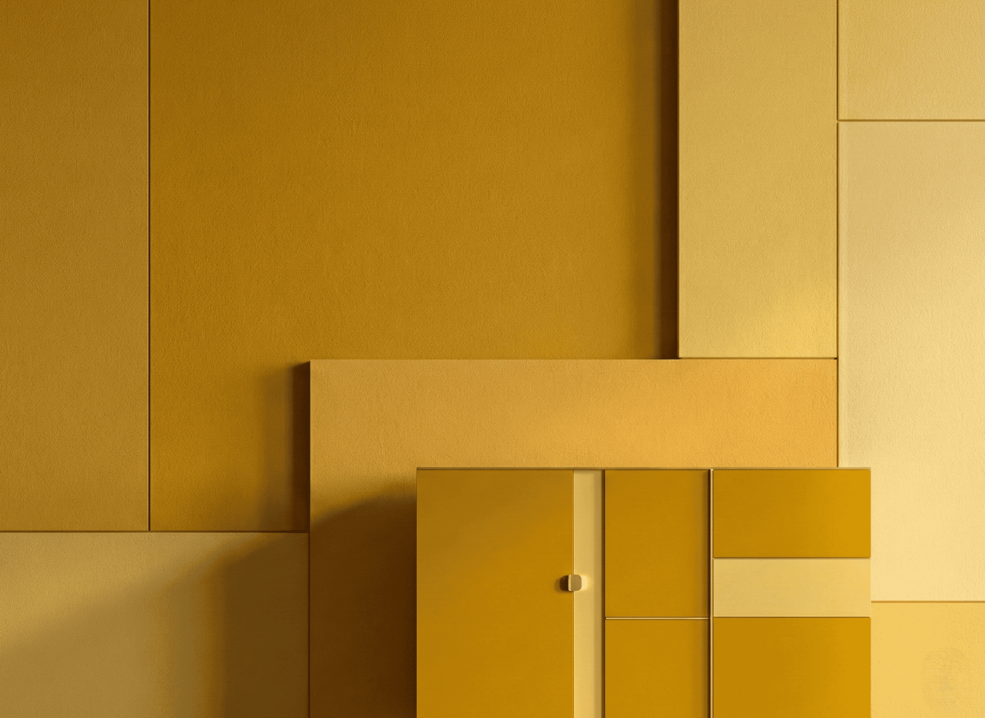 Vibrant yellow lacquer cabinetry finishes crafted with precision for high-end custom kitchens. Architectural millwork excellence for modern Vancouver residences.