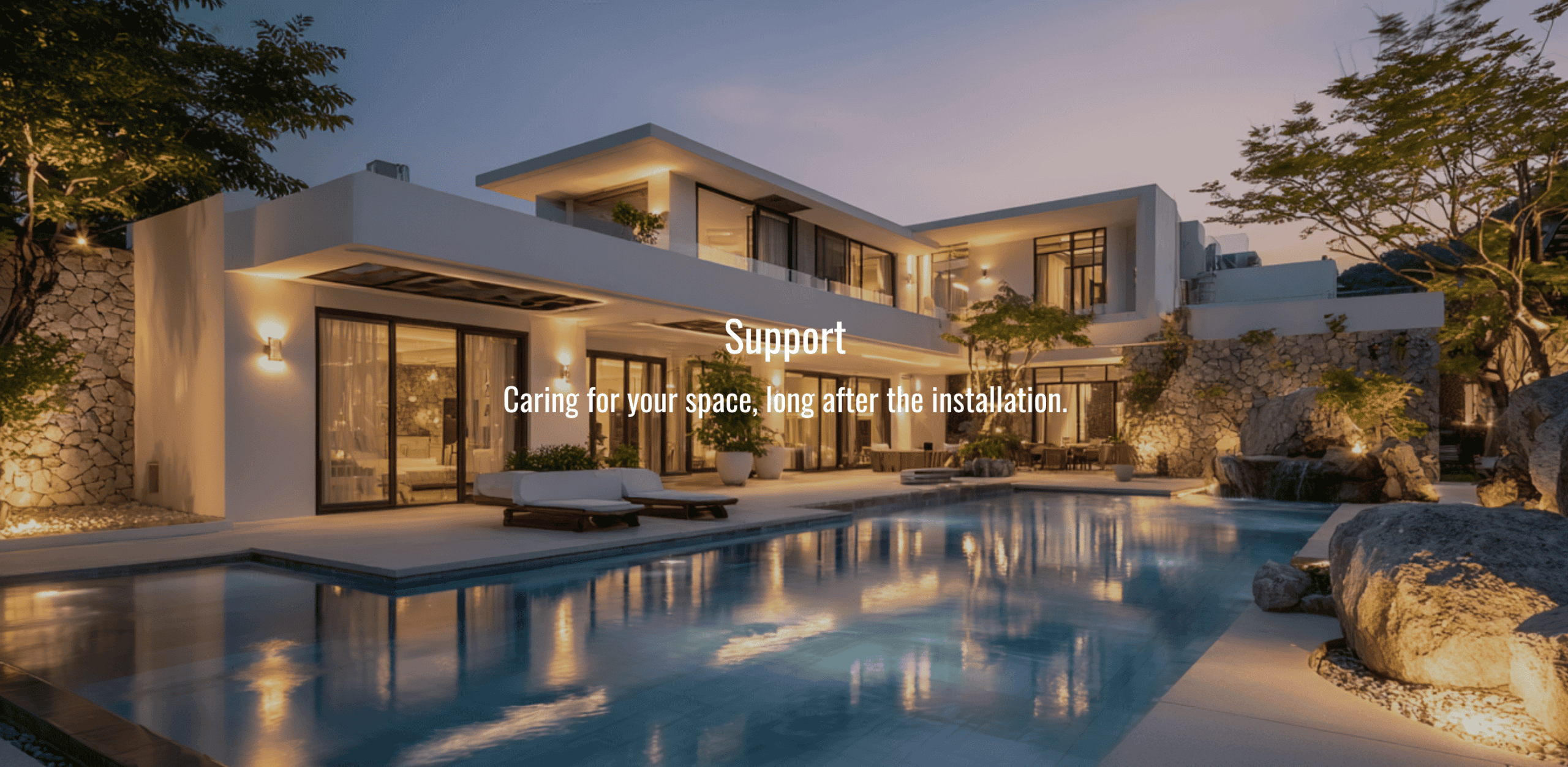 Luxury modern home exterior representing our long-term commitment to reliable custom cabinetry support Vancouver.
