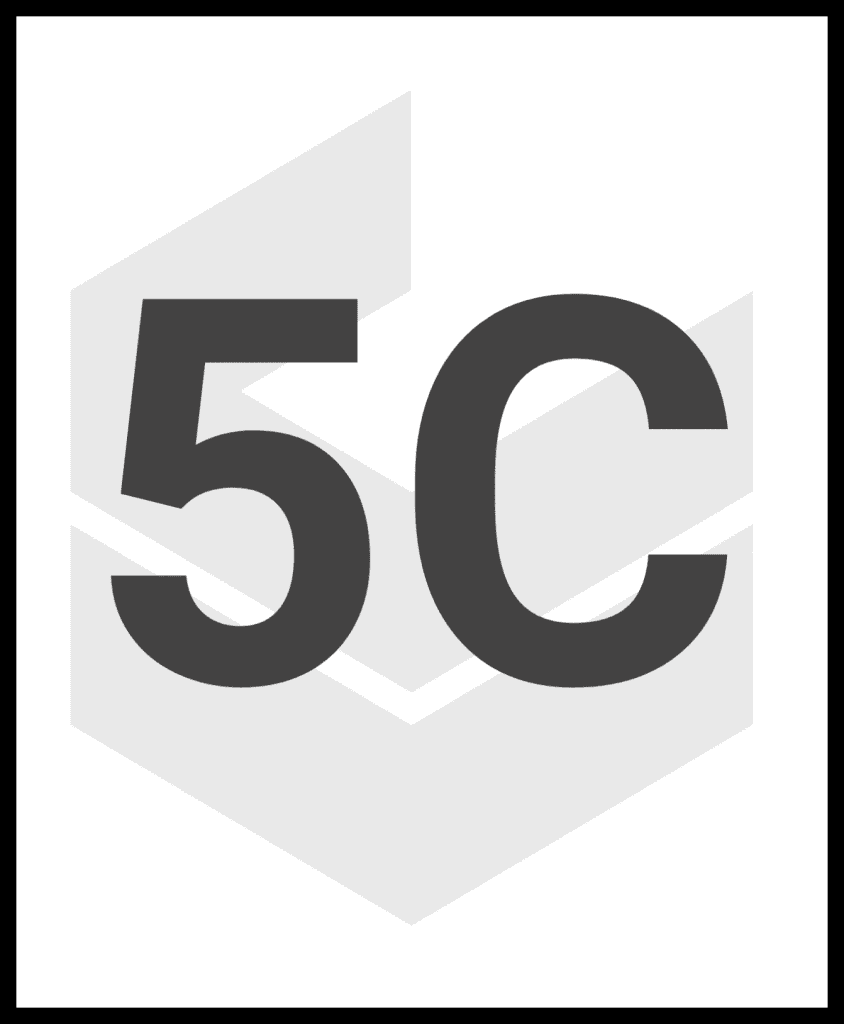 The proprietary 5C Management System. Advanced manufacturing technology and efficiency architecture driving precision-led architectural millwork production in Port Coquitlam, BC.