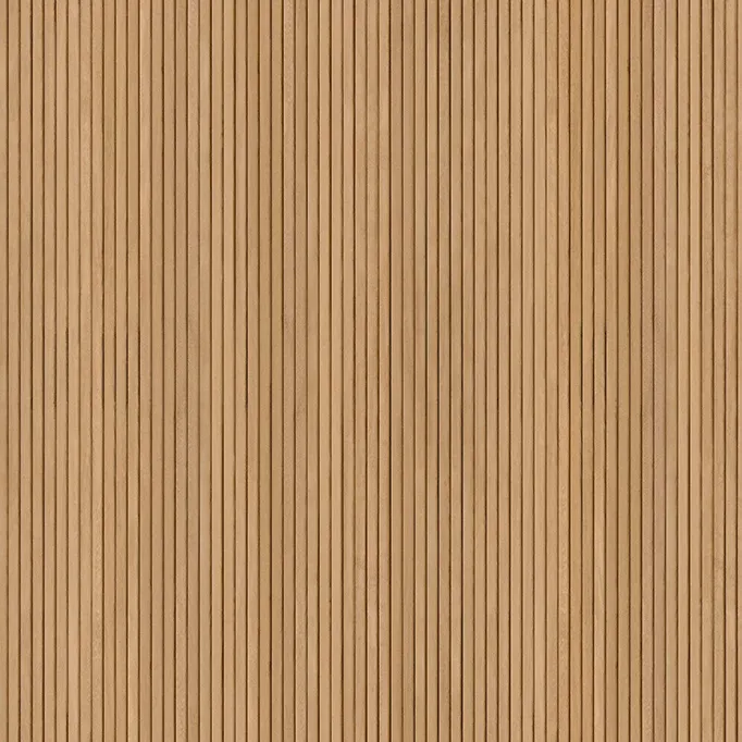 Rift oak micro-linear wood custom cabinet panel swatch. Elegant fine slatted wood cabinetry panels produced locally in the Lower Mainland for B2B trade.